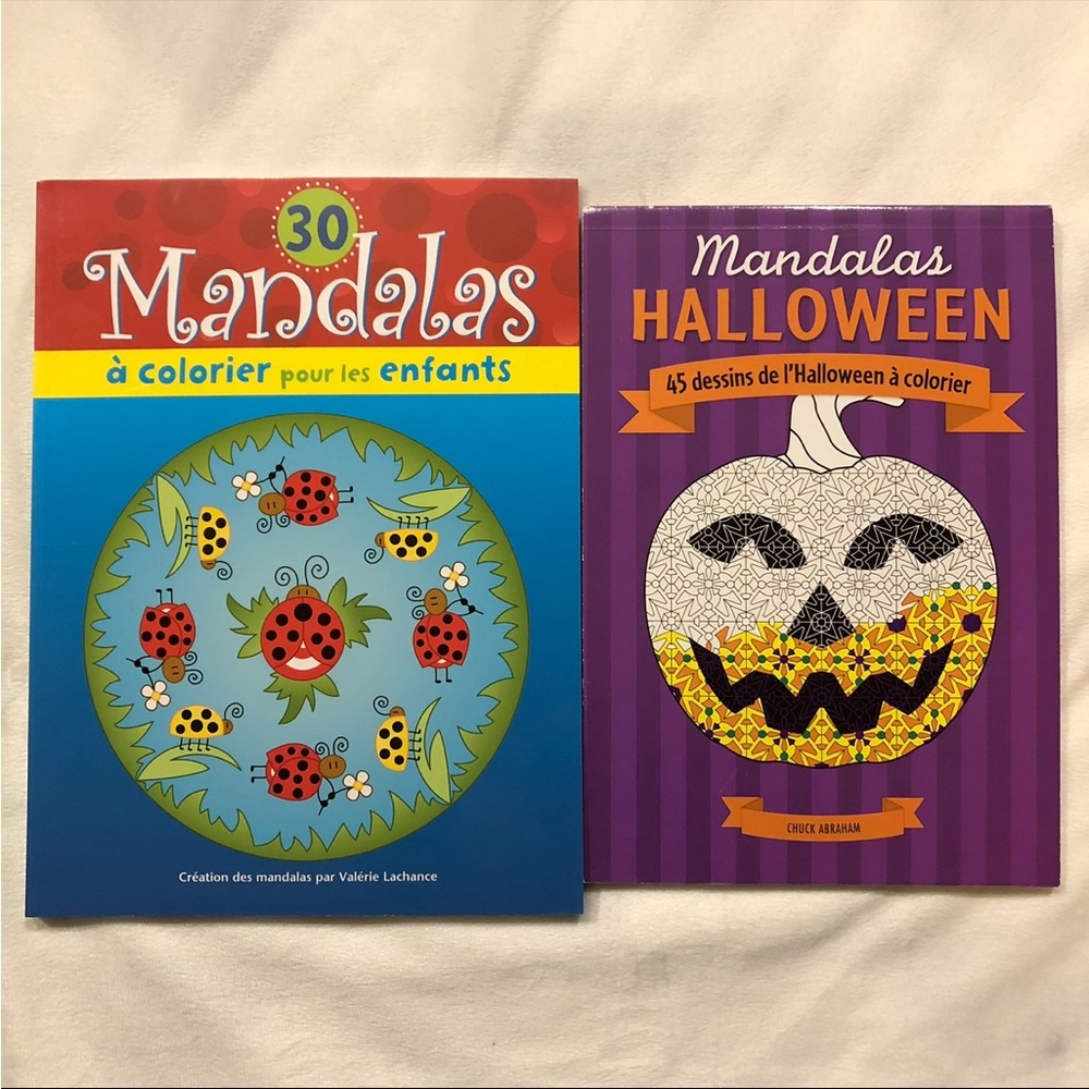 Set of 2 ~ Mandalas ~ Colouring Books ~ New!